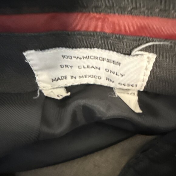 Louis Raphael Men’s 40x32 Microfiber Cuffed Dress Pants Brown Office Casual Work - Picture 5 of 9